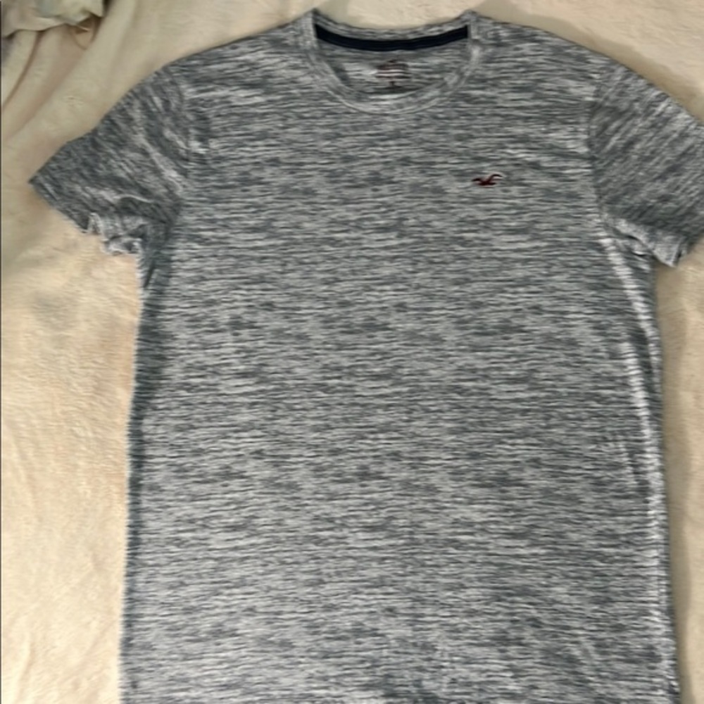 Hollister Gray Short Sleeve Tee Modern Athletic Style